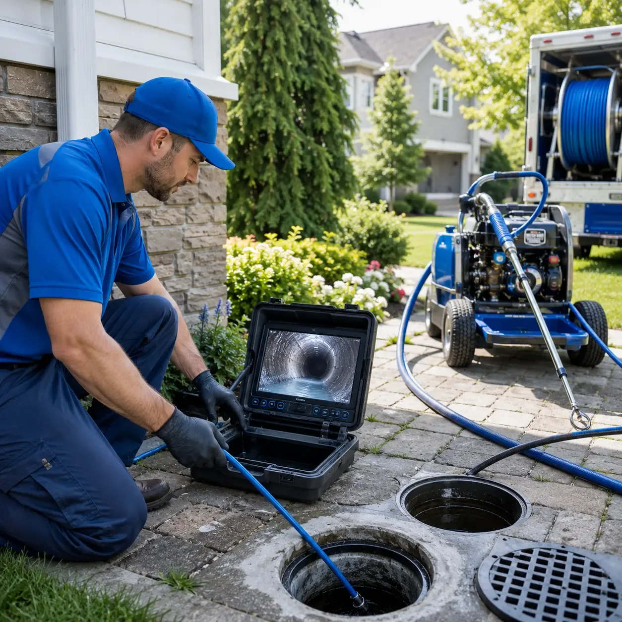 Outdoor drain cleaning professionals serving Alexandria, MO